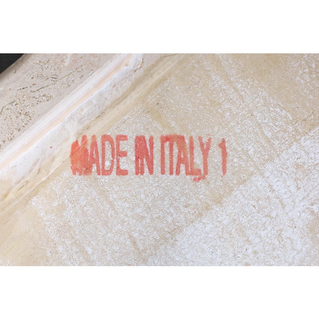 Italian Modern Breccia Oniciata Marble Dining Table With Bullnose Edge For Sale - Image 12 of 12
