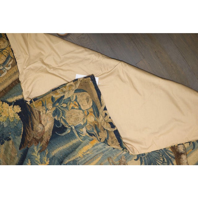 Gray 19th Century Late 17th Century Flemish Baroque Verdure Tapestry - 5'8" x 9'8" For Sale - Image 8 of 10