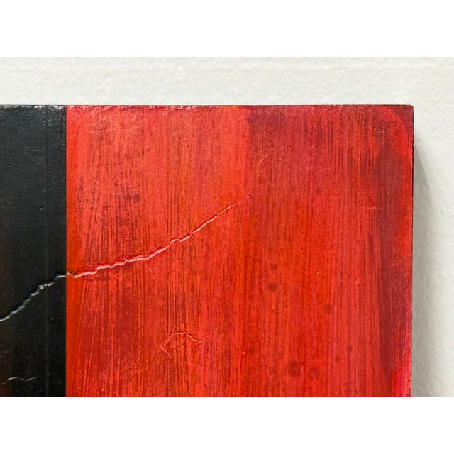 Kathy Haydon "Fire of St. Augustine" Original Mixed Media Abstract Painting For Sale - Image 4 of 12