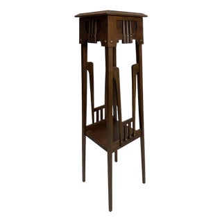 Secession Flower Stand attributed to Gustave Serrurier Bovy, 1890s For Sale