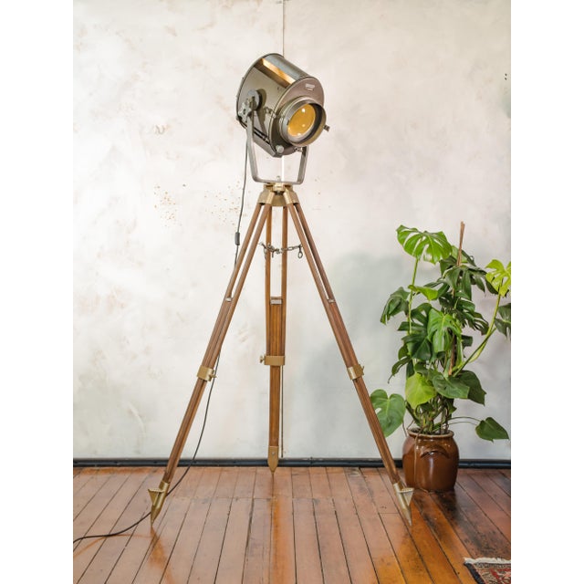 Large Industrial Theater Spotlight Floor Lamp from ADB, Belgium, 1960s For Sale - Image 16 of 18