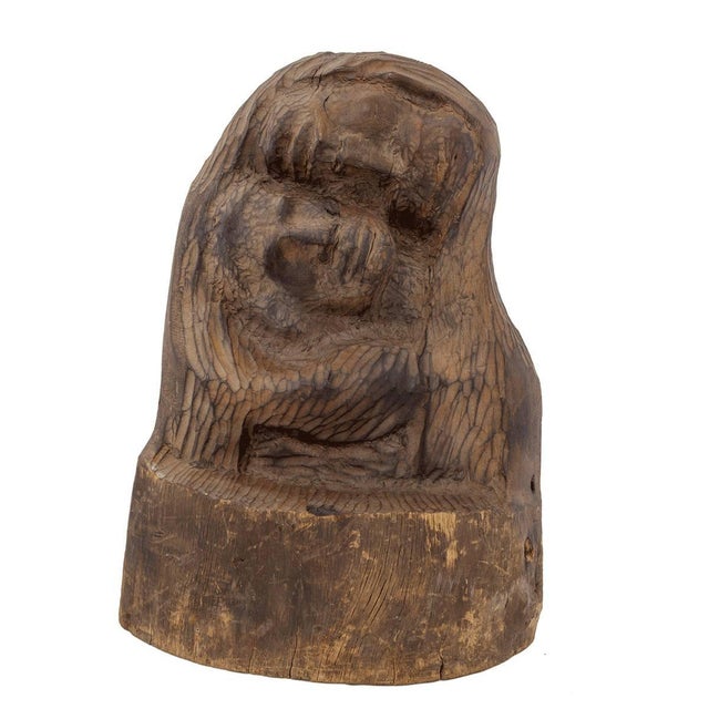 Chaïm Goldberg, Rare Chaim Goldberg Kaszmirez Polish Modernist Memorial Sculpture Spertus Museum, c.1940's For Sale - Image 13 of 18