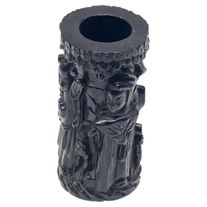 20th Century Japanese Black Brush Pen Holder