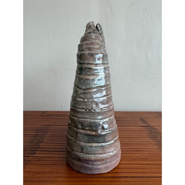 Boho Organic Modern Ceramic Sculpture For Sale - Image 4 of 5