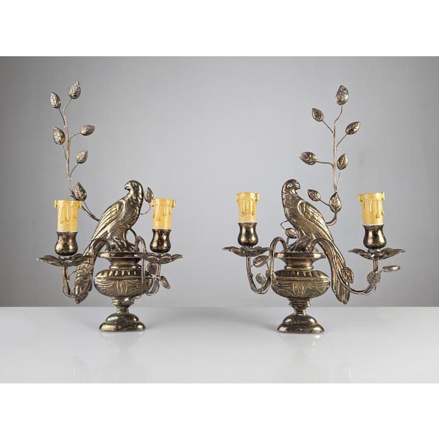 Wall Lights from Maison Baguès, 1950s, Set of 2 For Sale - Image 10 of 18