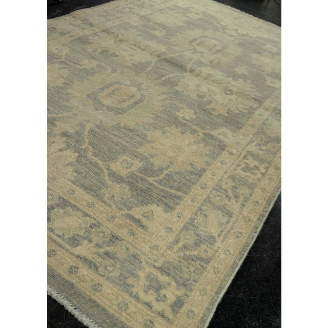 Textile Oushak Rug 3'11" x 6'2" #21330 For Sale - Image 7 of 8