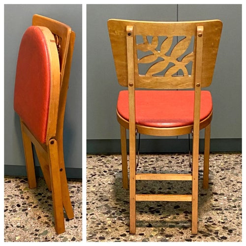 Stakmore Game Table Vintage Folding Card Game Dining Table