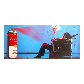 Mr. Brainwash " Spray " Limited Release Authentic Lithograph Print Pop Art Poster For Sale