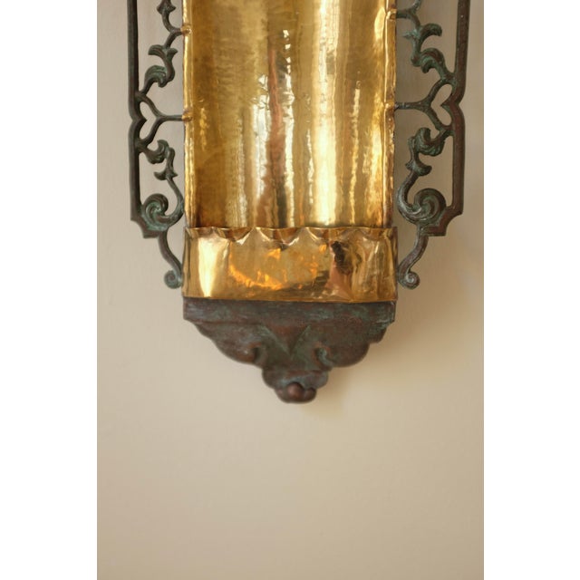 1920s Pair of Swedish Grace Candle Wall Scone For Sale - Image 4 of 10