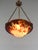 Art Deco French Art Deco Pendant Light by Galle - 1925 Gallé Cameo Chandelier France For Sale - Image 3 of 15
