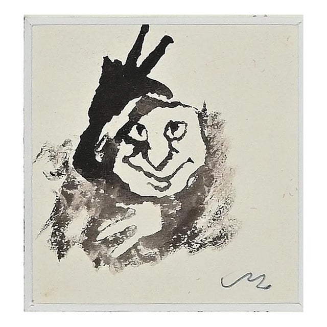 Mino Maccari, Three, Original Drawing, Mid 20th-Century For Sale