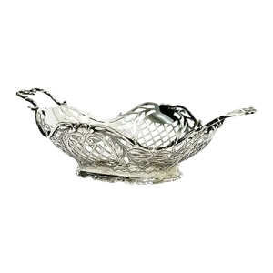 Dutch Silver Bonbon Basket by Gerrit Van Der Dussen, 1909