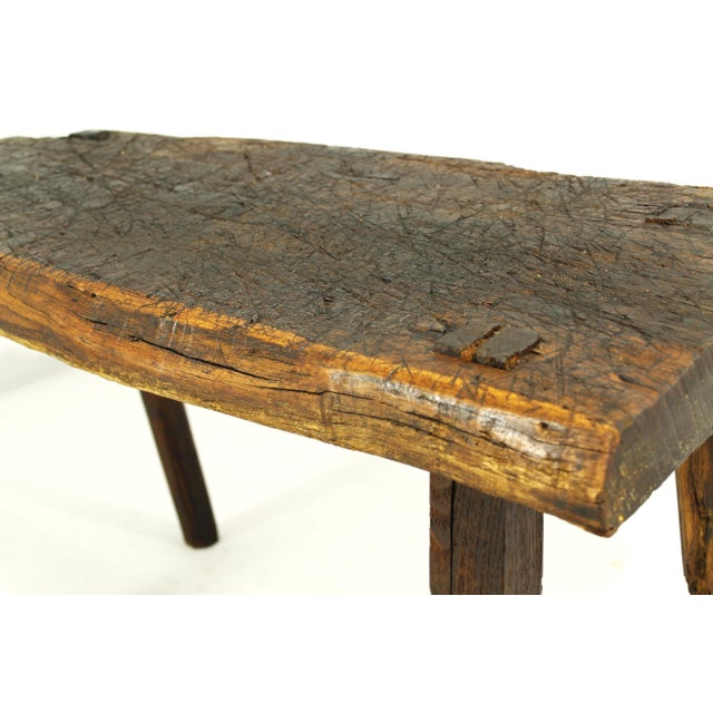 19th Century Primitive Worktable For Sale - Image 9 of 18