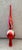 Hollywood Regency Mid-20th Century Red Mercury Blown Glass Tree Topper For Sale - Image 3 of 11