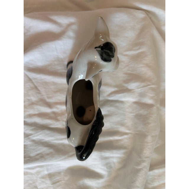 1960s Mid Century Japanese Ceramic Cow Vase For Sale - Image 5 of 6