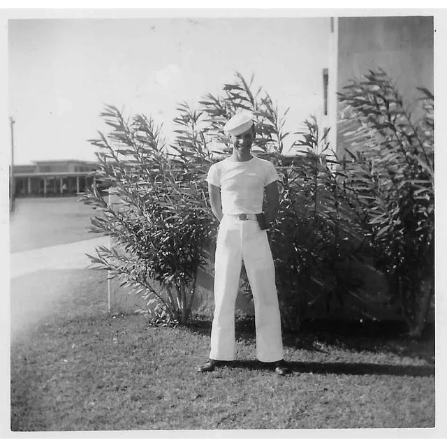 Figurative 1950s Sailor in Uniform Photograph For Sale - Image 3 of 3
