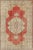 Classic Antique Sivas Rug Turkish in Medallion Design With Coral Red Field & Light Green For Sale - Image 11 of 11