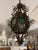Italian Antique Venetian Glass + Metal Lantern, Late 19th Century For Sale - Image 3 of 12