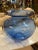 Italian Italian Blue Art Glass Vase, 1970s For Sale - Image 3 of 9