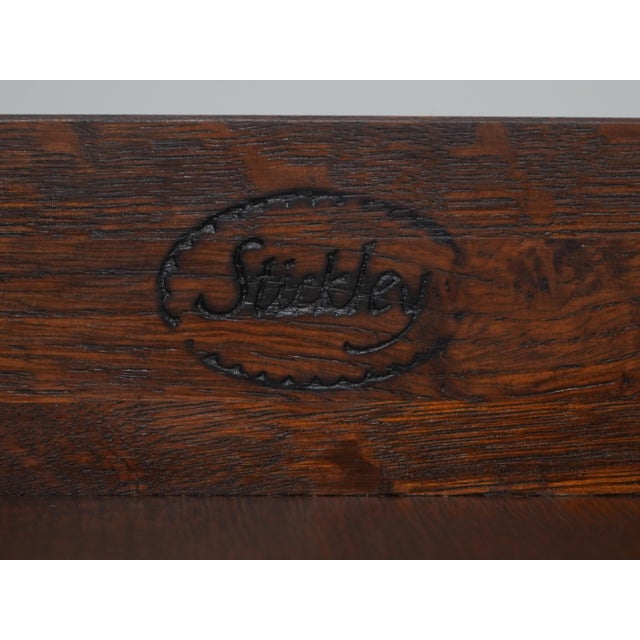 Stickley Mission Oak 2 Drawer Desk For Sale - Image 15 of 18