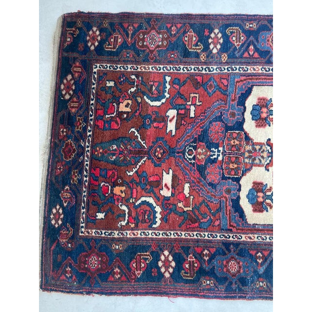 Antique Persian Malayer Over-sized Extra Long Beautiful Cypress Tree Runner Rug 3.4 x 17 For Sale - Image 12 of 17