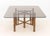Wood McGuire Furniture Modern Smoked Glass and Bamboo Dining Table For Sale - Image 7 of 7