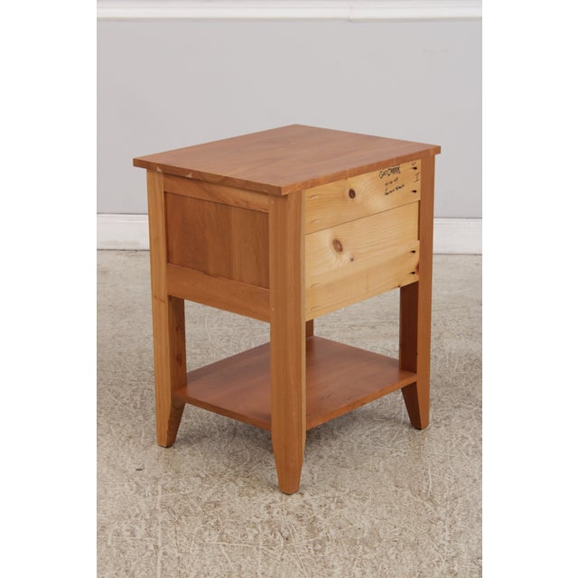 Gat Creek 2 Drawer Studio Crafted Cherry Nightstand For Sale - Image 14 of 15