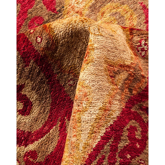 Textile Suzani Collection Hand-Knotted Area Rug - 8' 1" X 10' 4" For Sale - Image 7 of 10