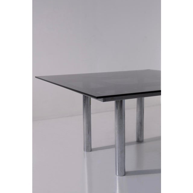 Metal André Dining Table by Afra and Tobia Scarpa for Gavina, 1968 For Sale - Image 7 of 12