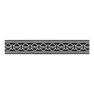 Sample - Schumacher X Mary Mcdonald Malmaison Tape in Noir/Swan For Sale