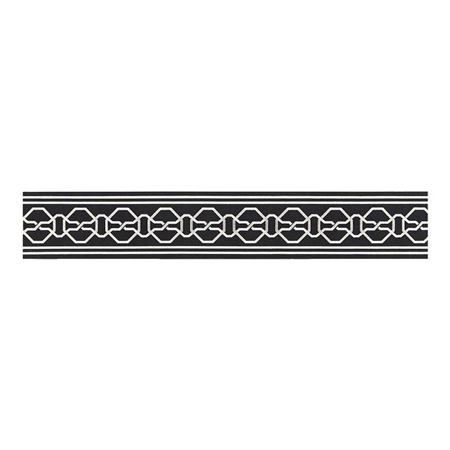 Sample - Schumacher X Mary Mcdonald Malmaison Tape in Noir/Swan For Sale