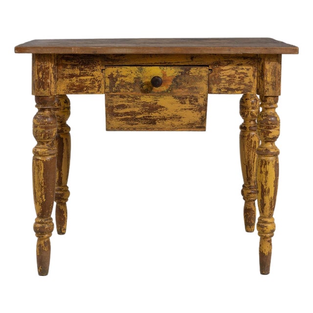 19th Century France Brown Wood Console Table For Sale