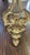 Vintage Chinese Lacquered Brass Lyre-Form Double-Arm Candle Wall Sconce For Sale - Image 18 of 18