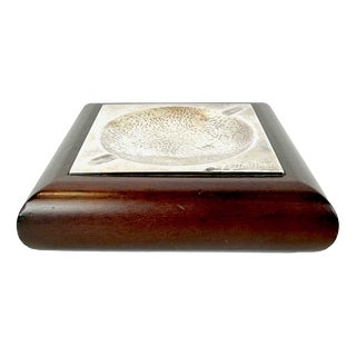 Mid-Century Modern Italian Silver Ashtray from Ottaviani, 1960s For Sale