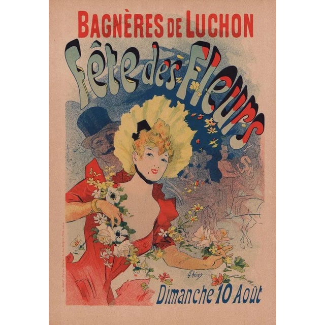 Jules Chéret (1836-1932) Fête des Fleurs de Bagnères-de-Luchon Year: 1898 Lithograph on wove paper Publisher: Chaix Signed...