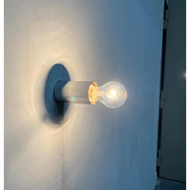 Vintage German Space Age Minimalist Wall or Ceiling Lamps from Rzb, Set of 4 For Sale - Image 11 of 18