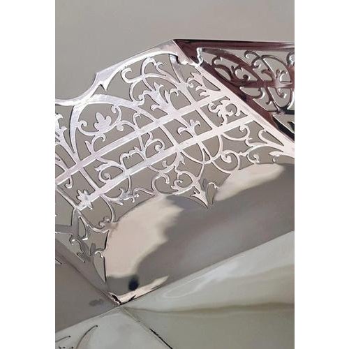Sterling Silver Fruit Bowl or Cake Dish from Gladwin LTD, Sheffield 1942 For Sale - Image 15 of 18