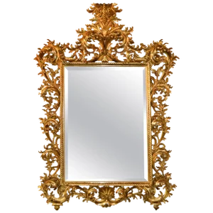 19th Century Italian Florentine Giltwood Mirror