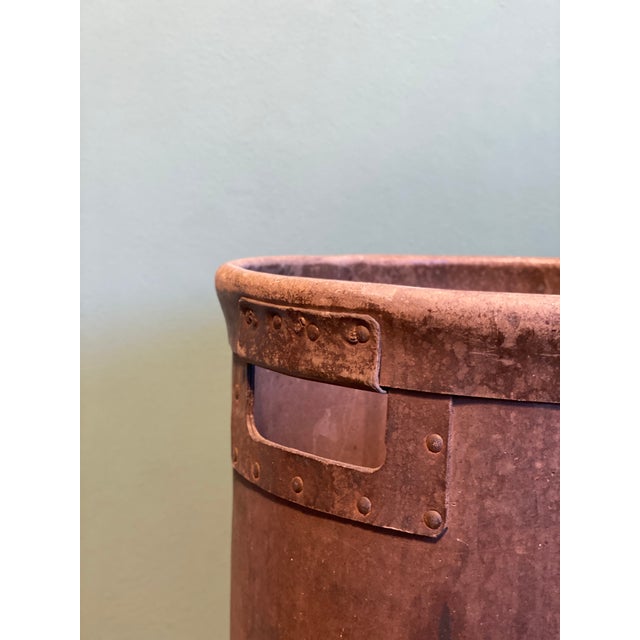 Vintage Industrial Italian Bins in Vulcanized Fiber with Markings from Fashion Factory, Italy, 1920s, Set of 4 For Sale - Image 12 of 18