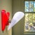 Mid-Century Modern French Red Plastic Adjustable Wall Sconce, 1960s For Sale - Image 9 of 15