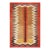 1920s Multi Tribal Geometric Antique Flatweave Native American Wool Navajo Rug For Sale