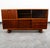 Teak and glass credenza / sideboard. Fully refinished throughout and ready for another 30 years. Unsigned example.