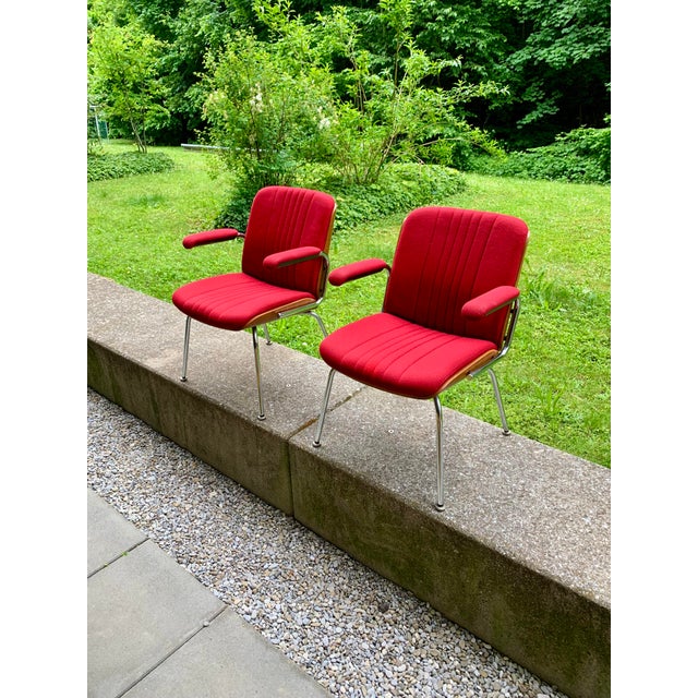 Set of Midcentury Modern Armchairs by Albert Stoll for Giroflex, 1970s For Sale - Image 6 of 18