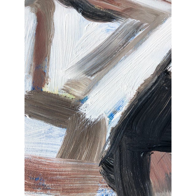 An expressive composition of pure abstraction in earthy tones. A one of a kind original artwork. COA include, wired, ready...