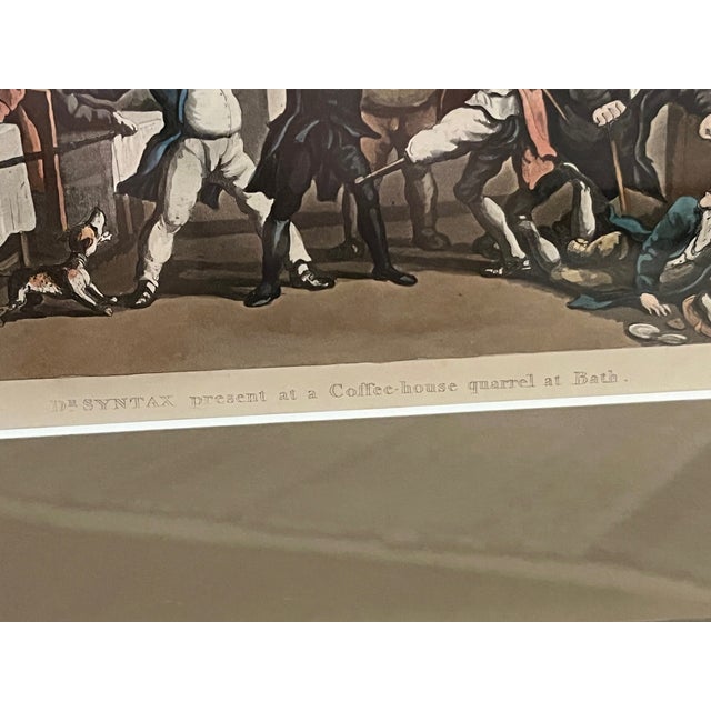 Paper Vintage English Satire Art Print by Rowlandson For Sale - Image 7 of 8