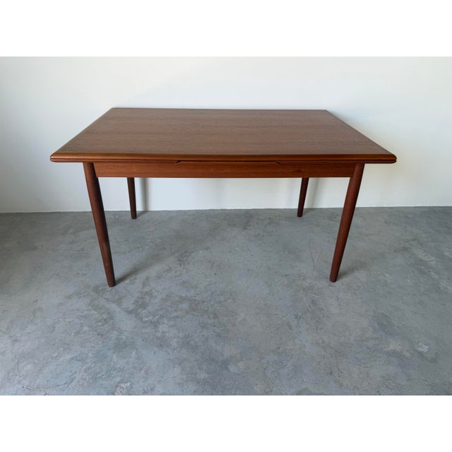 1960s Danish Modern Teak Extending Dining Table by Am Ansager Møbler For Sale - Image 9 of 12