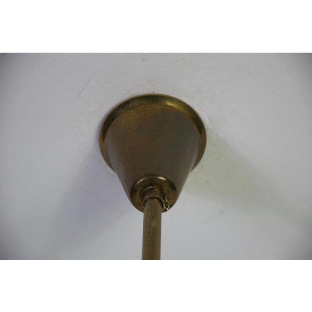 Mid-Century Italian Brass 5-Arm Sputnik Chandelier, 1950s For Sale - Image 14 of 18