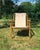 Italian Bamboo and Brass Folding Chair attributed to Raffaella Crespi, 1960s For Sale - Image 9 of 11