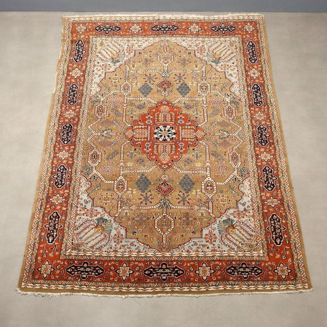 Srinagar Rug in Wool For Sale - Image 3 of 9