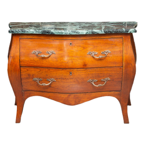 Mid 20th Century French Commode With Marble Top